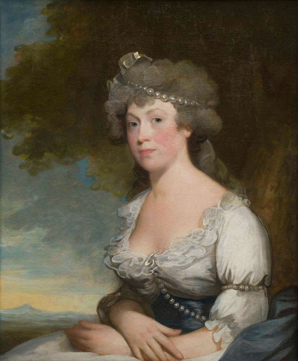 ジェームズ・アーデン夫人の肖像、1794年。 作： ギルバート・スチュアート