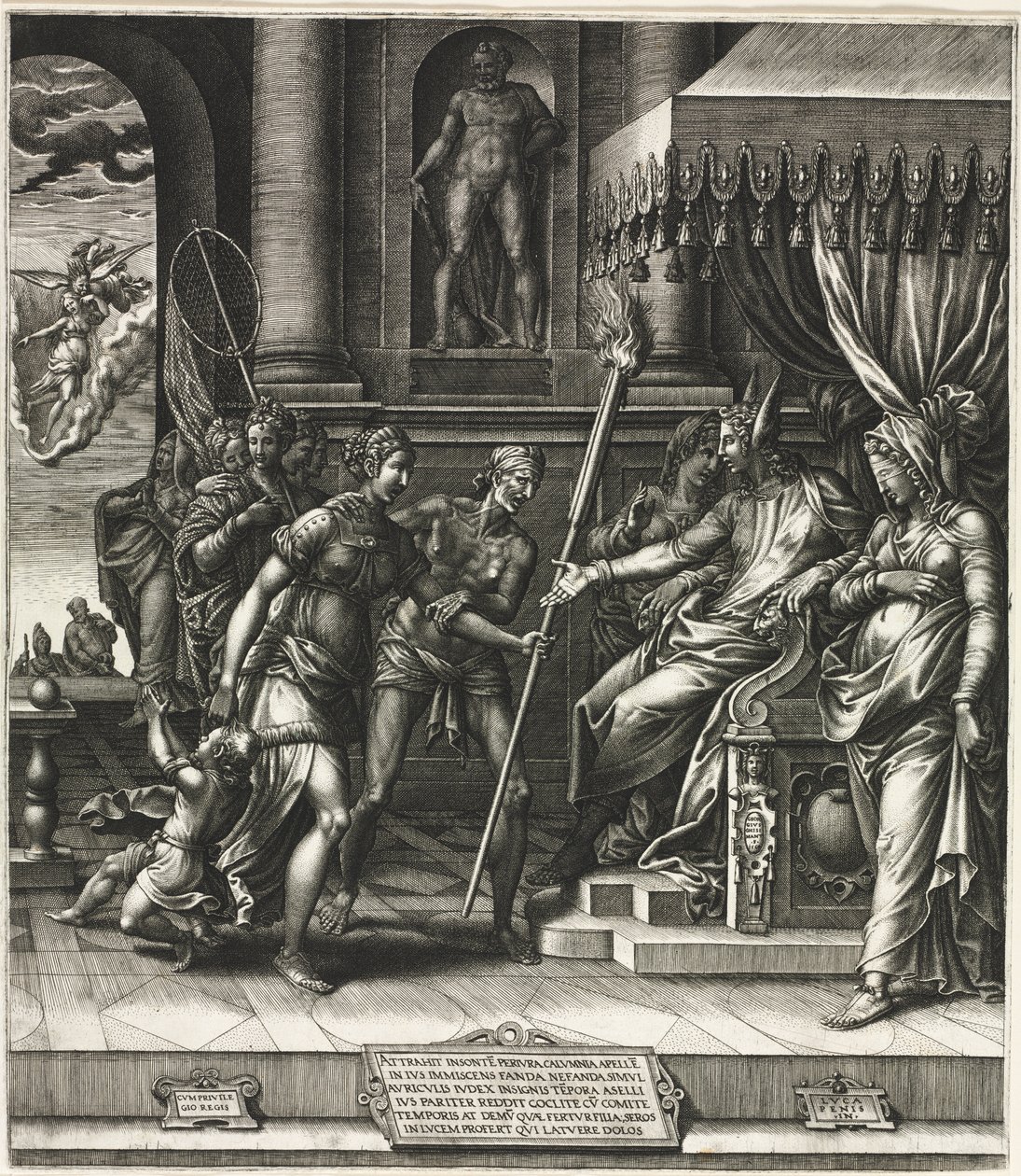 ApellesのCalumny、1560。 作： ジョルジオ・ギシ