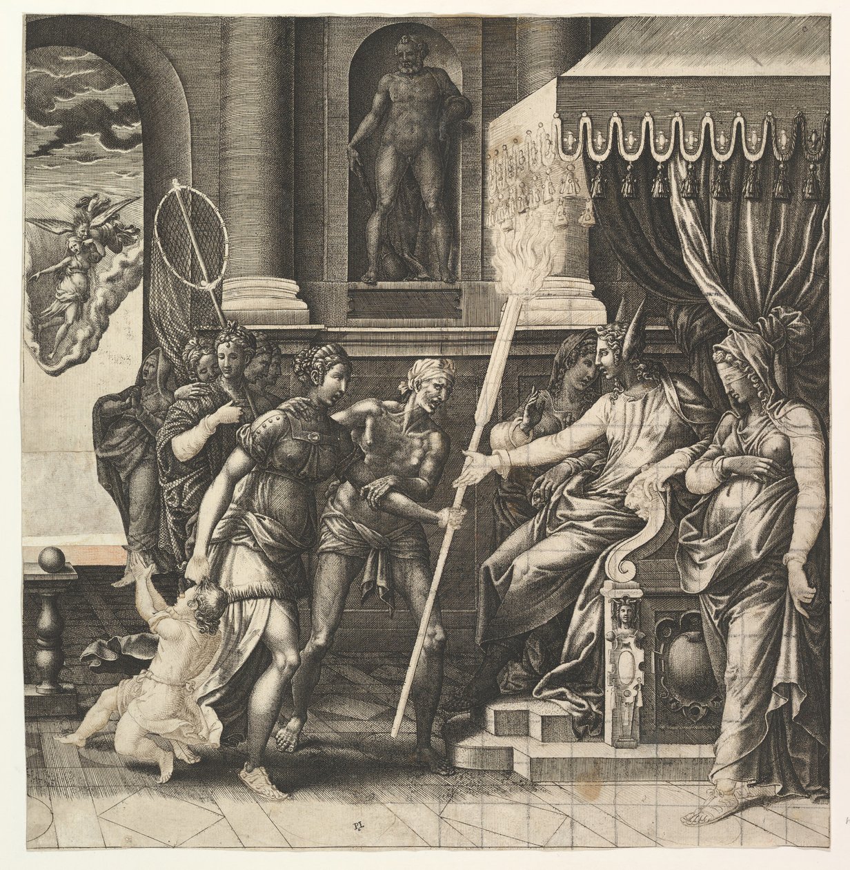 ApellesのCalumny、1560。 作： ジョルジオ・ギシ
