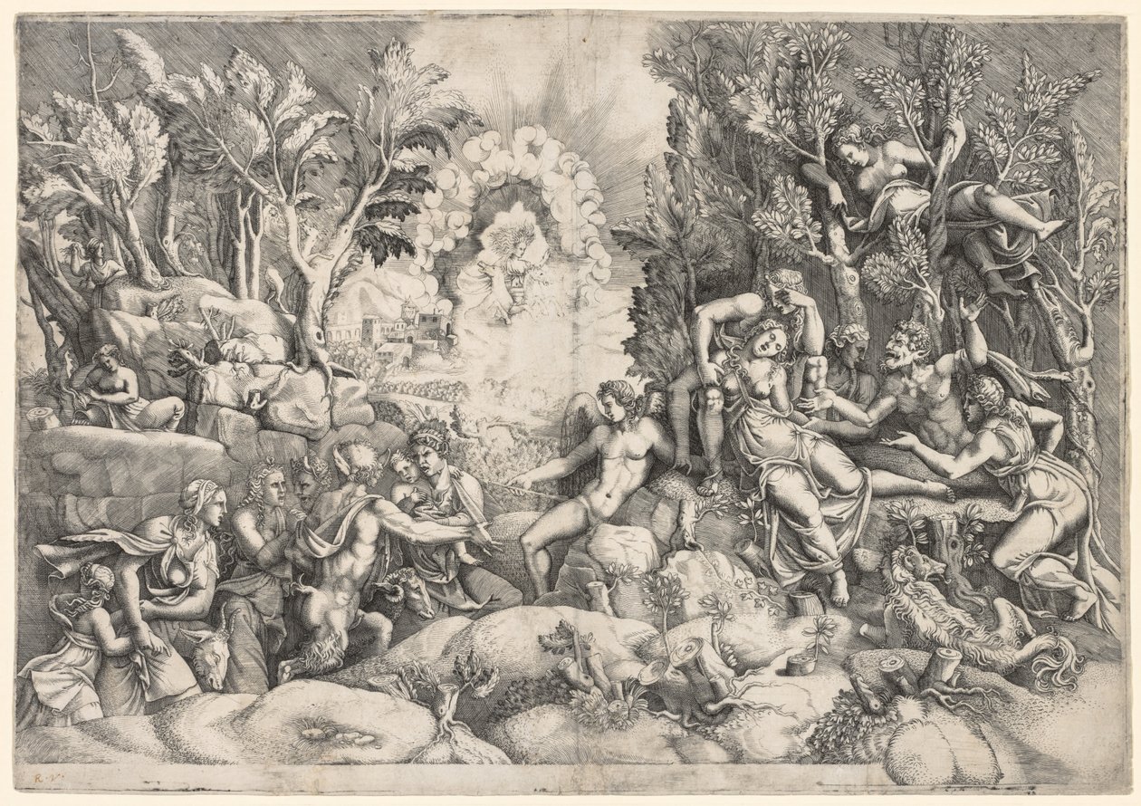 プロクリスの死、c。 1540年。 作： ジョルジオ・ギシ