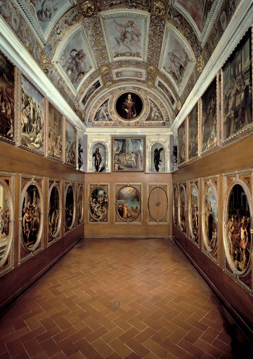 Studiolo di Francesco I、1572 作： ジョルジオヴァザーリ