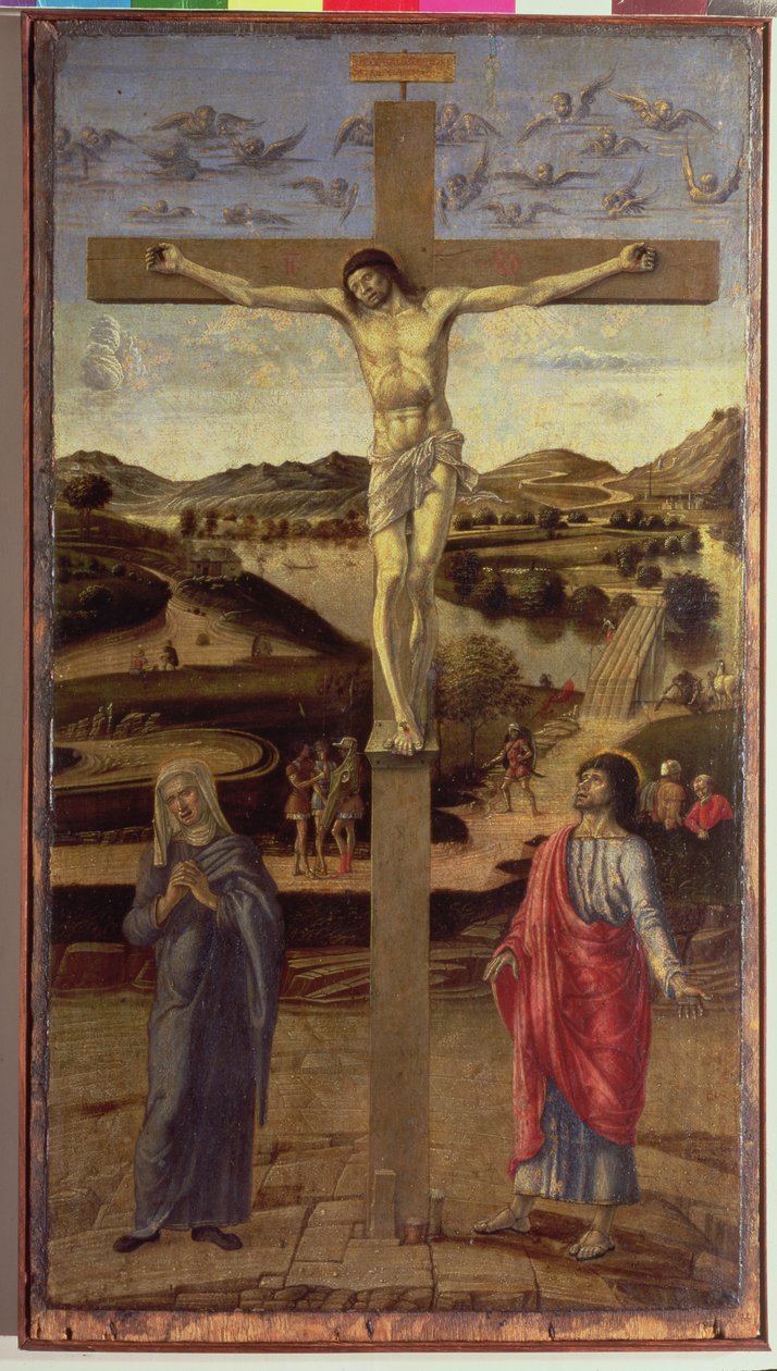 はりつけ、c.1455 作： ジョバンニ・ベリーニ
