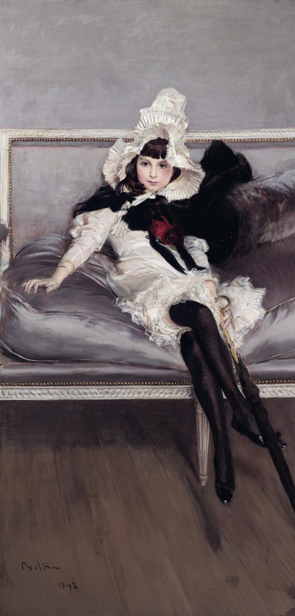Giovinetta Errazuriznの肖像 作： ジョバンニ・ボルディーニ