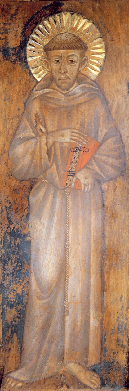 聖フランシスの肖像、c.1285 作： ジョバンニ・チマブエ