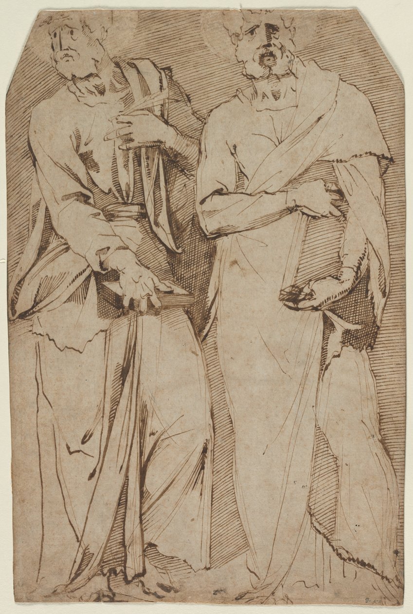 Two Standing Saints、1563-1572。 作： ジョバンニ・バンディーニ