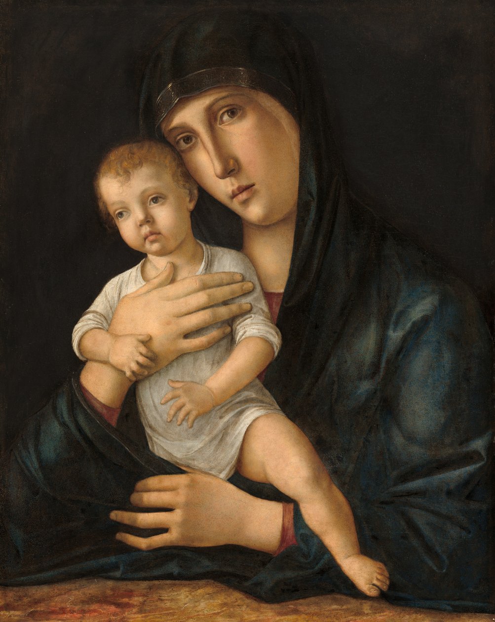 マドンナと子供、c。 14801485。 作： ジョバンニ・ベリーニ