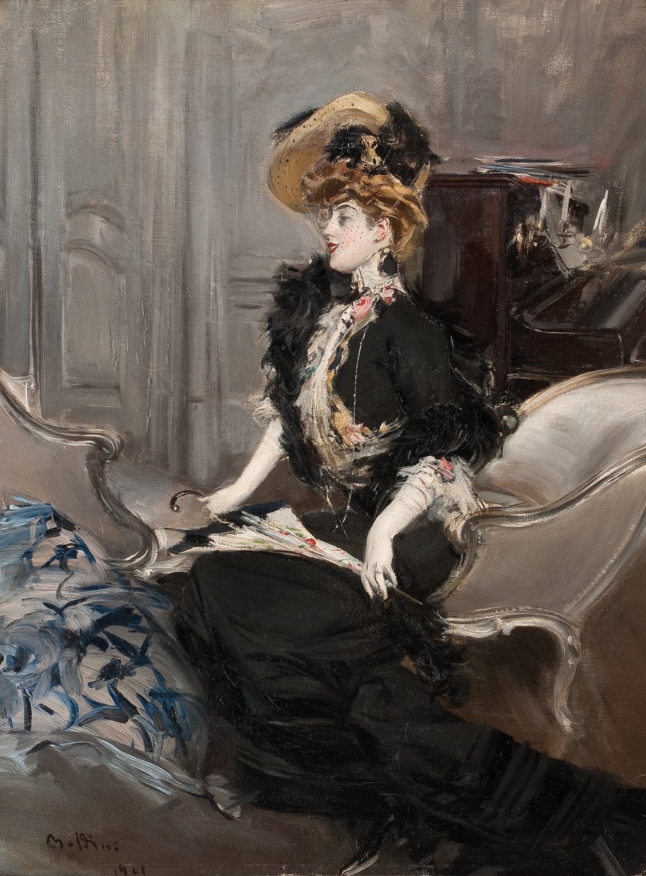 RL夫人の肖像、1901年。 作： ジョバンニ・ボルディーニ