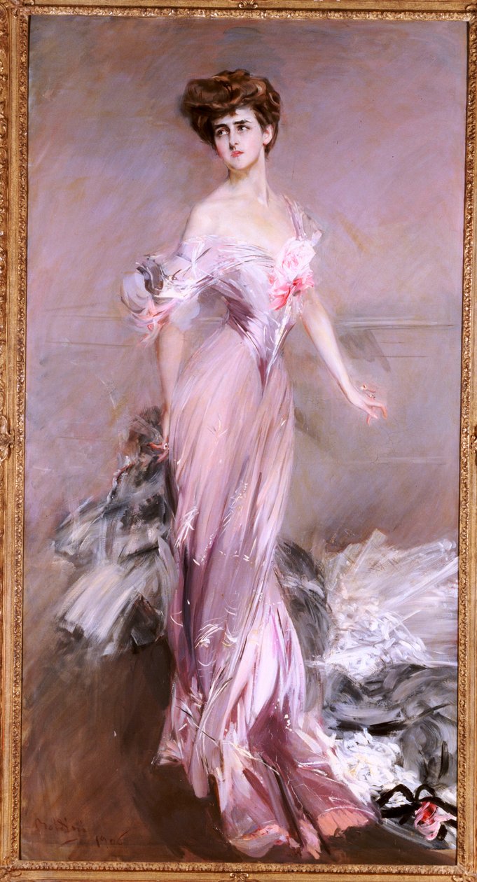 ハワード・ジョンストン夫人の肖像、1906 作： ジョバンニ・ボルディーニ