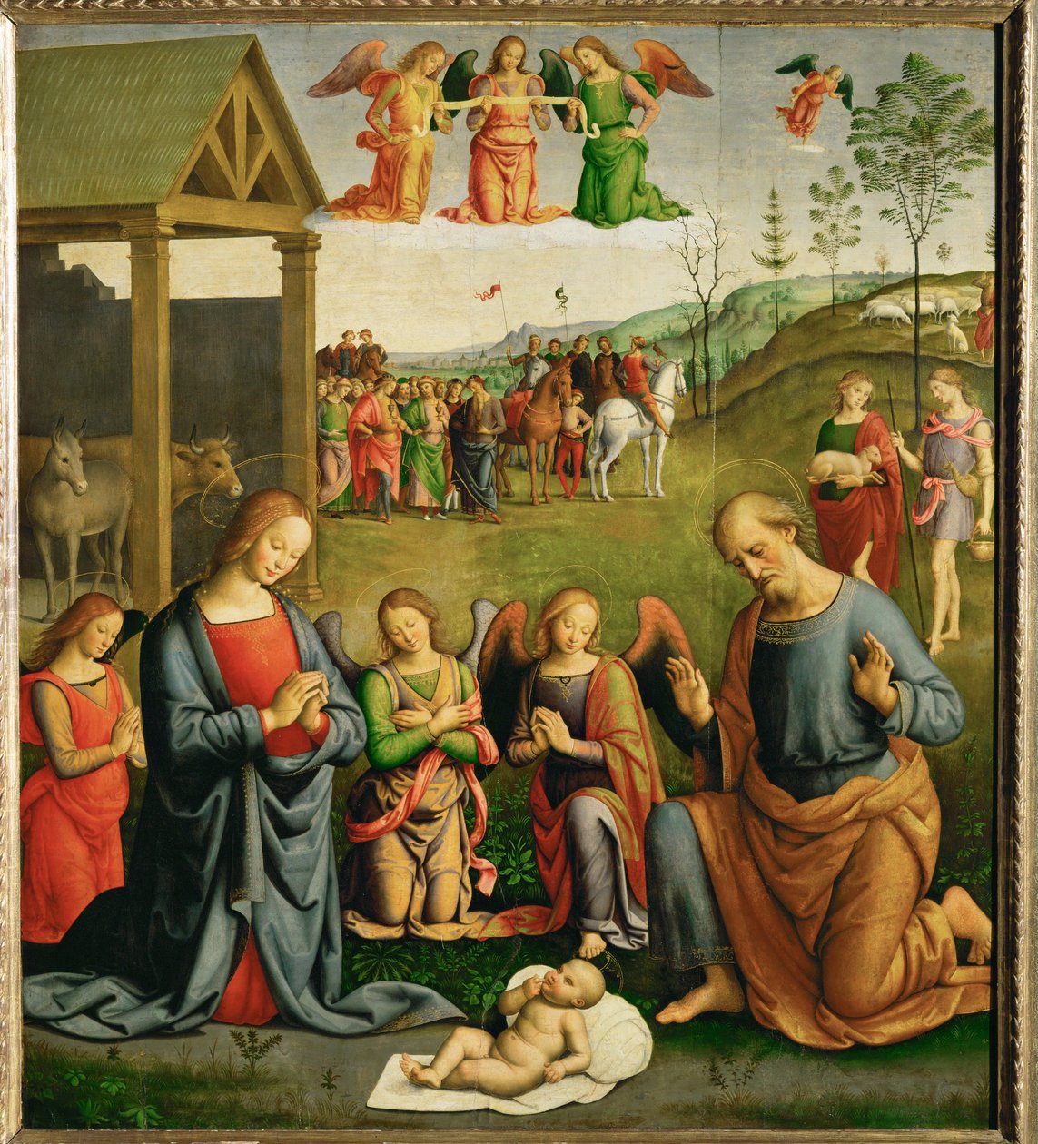 降誕祭 ... 作： ジョヴァンニ ディ ピエトロ (c.1450-1529) (スタジオ)