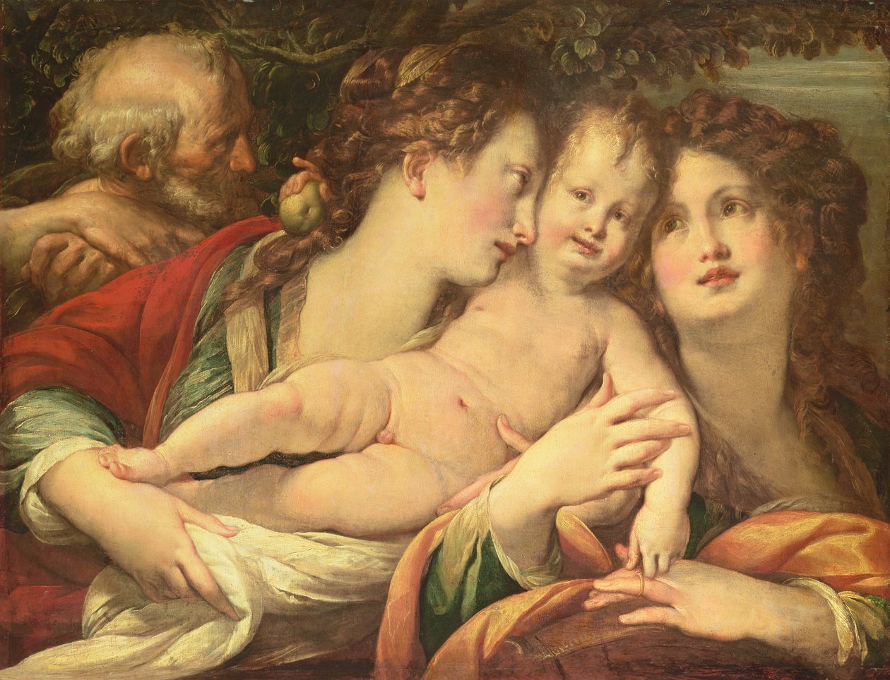 聖カタリナの神秘的な結婚、1610年頃（パネル） 作： ジュリオ・チェザーレ・プロカチーニ
