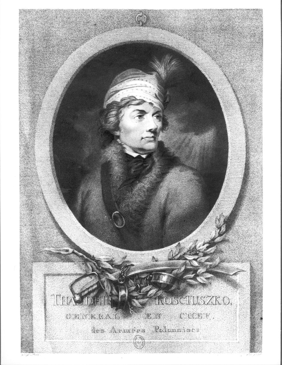 Tadeusz Kosciuszko（1746-1817）、Christiaan Josi（d.1828）によって彫刻、1794-98年公開 作： ジュゼッペまたはヨーゼフグラッシ