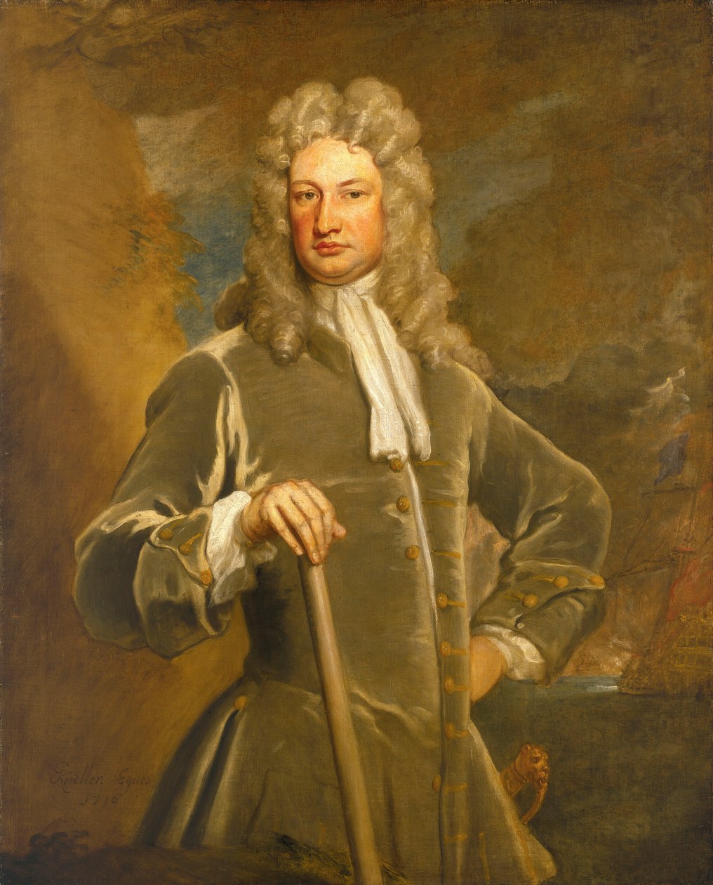チャールズ・ウェイガー卿（1666～1743年） 作： ゴッドフリー・ネラー