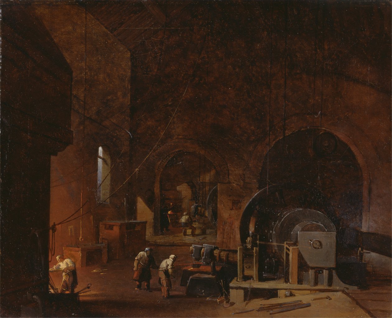 Interior of an ironworks   1432402   ja       japanese Successfully Translated  Original: Queen Elizabeth I (The Ditchley portrait) c.1592 (oil on canvas) Translat: Queen Elizabeth I (