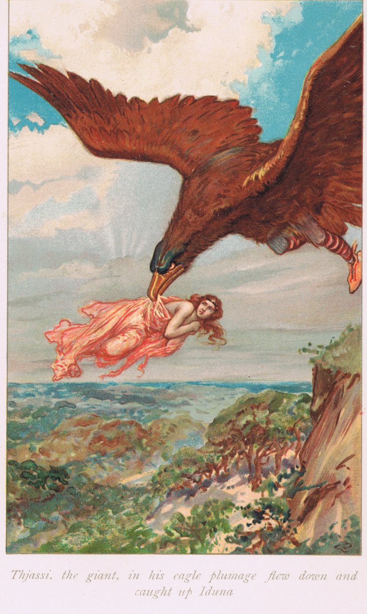1926年に出版されたアリスS.ホフマンの「サガの書」の挿絵のイラスト 作： ゴードンフレデリックブラウン