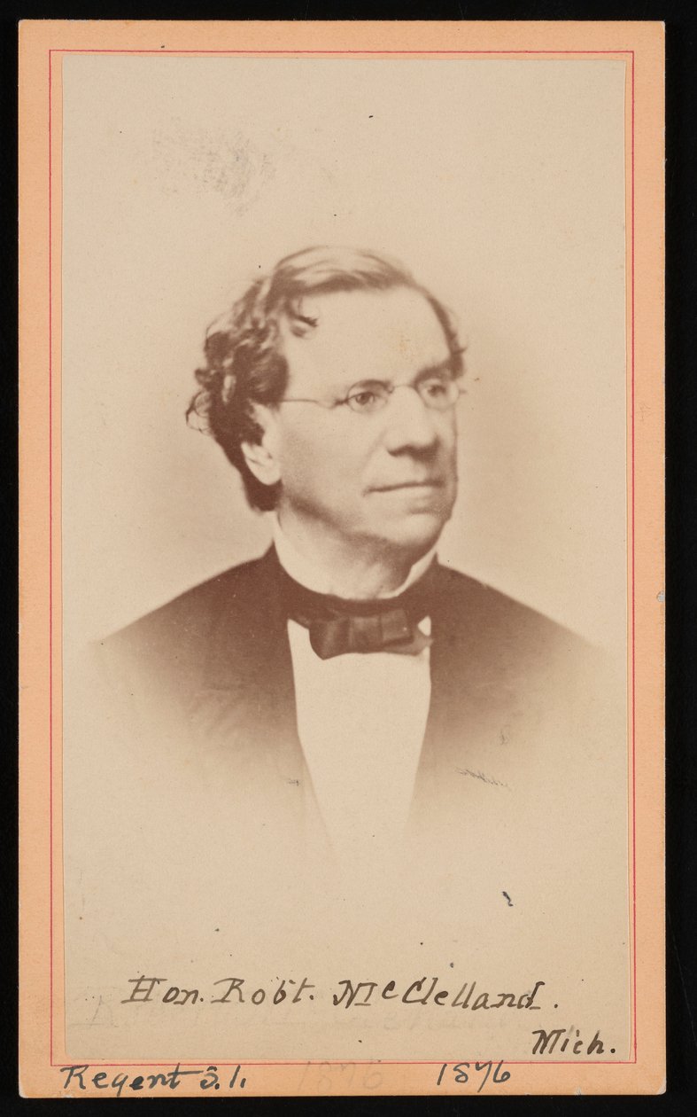 ロバート・マクレランドの肖像 1807-1880, 1876. 作： ゴットシャルクグレリング