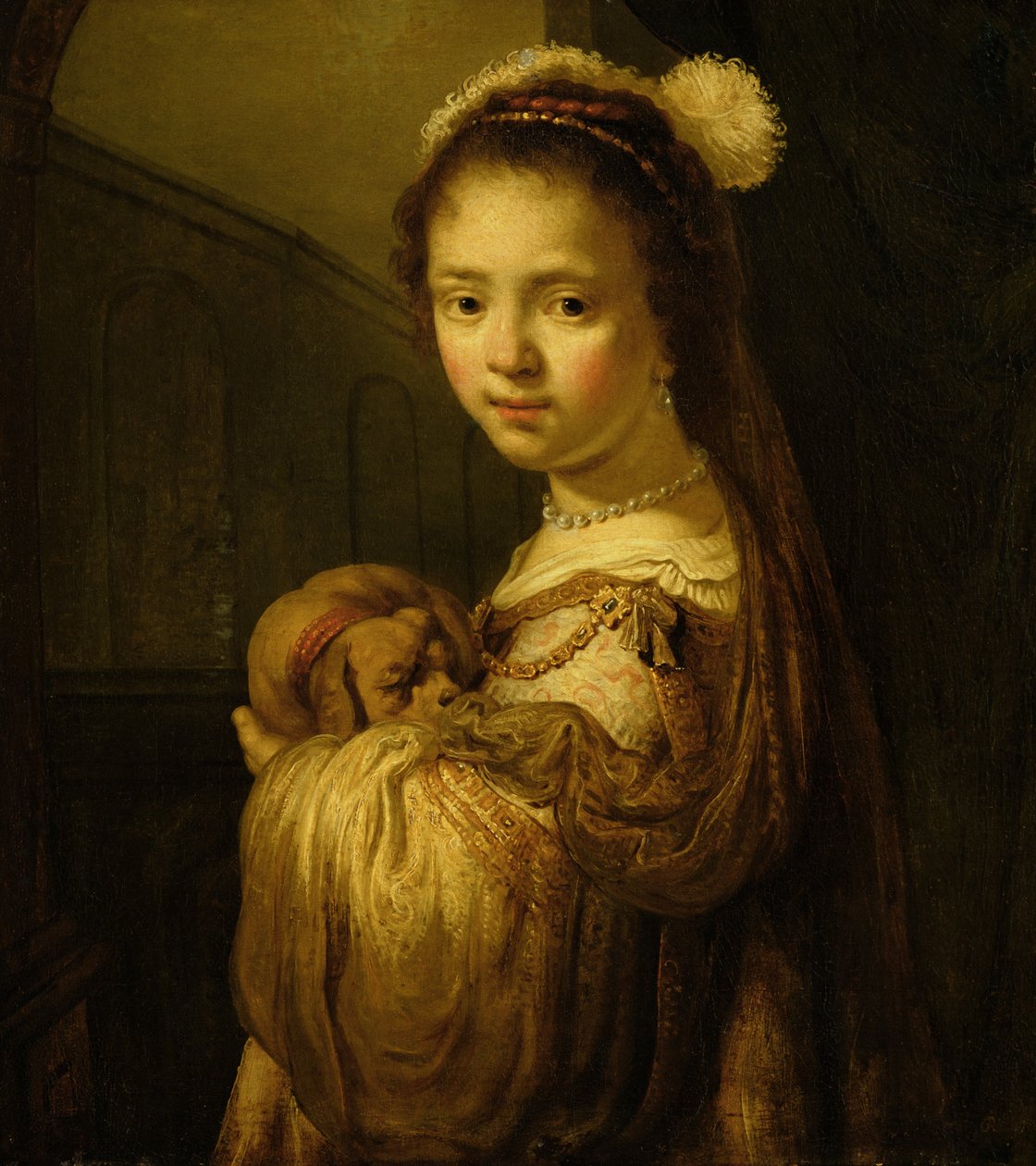 若い女の子の写真 作： ゴバート・フリンク