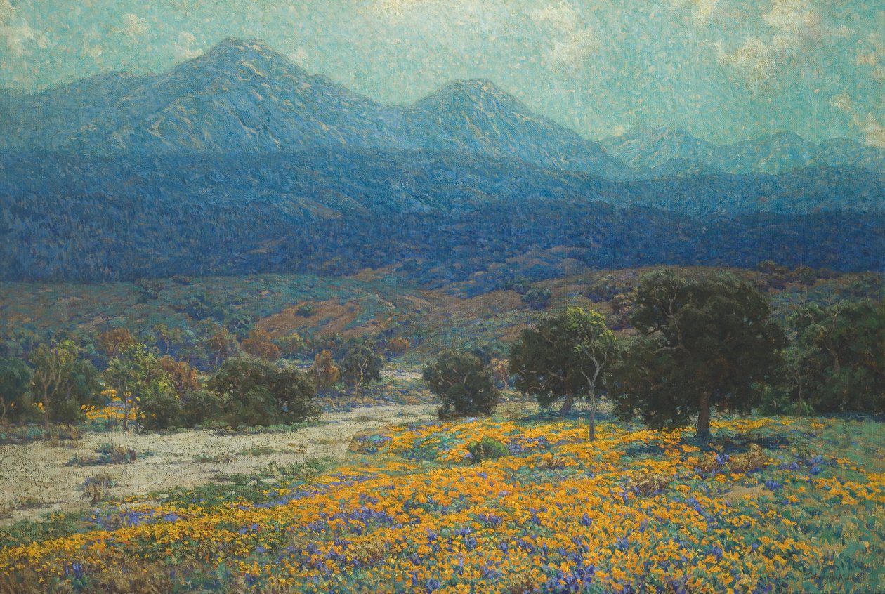 カリフォルニアポピーフィールド、c.1926 作： グランビルレドモンド
