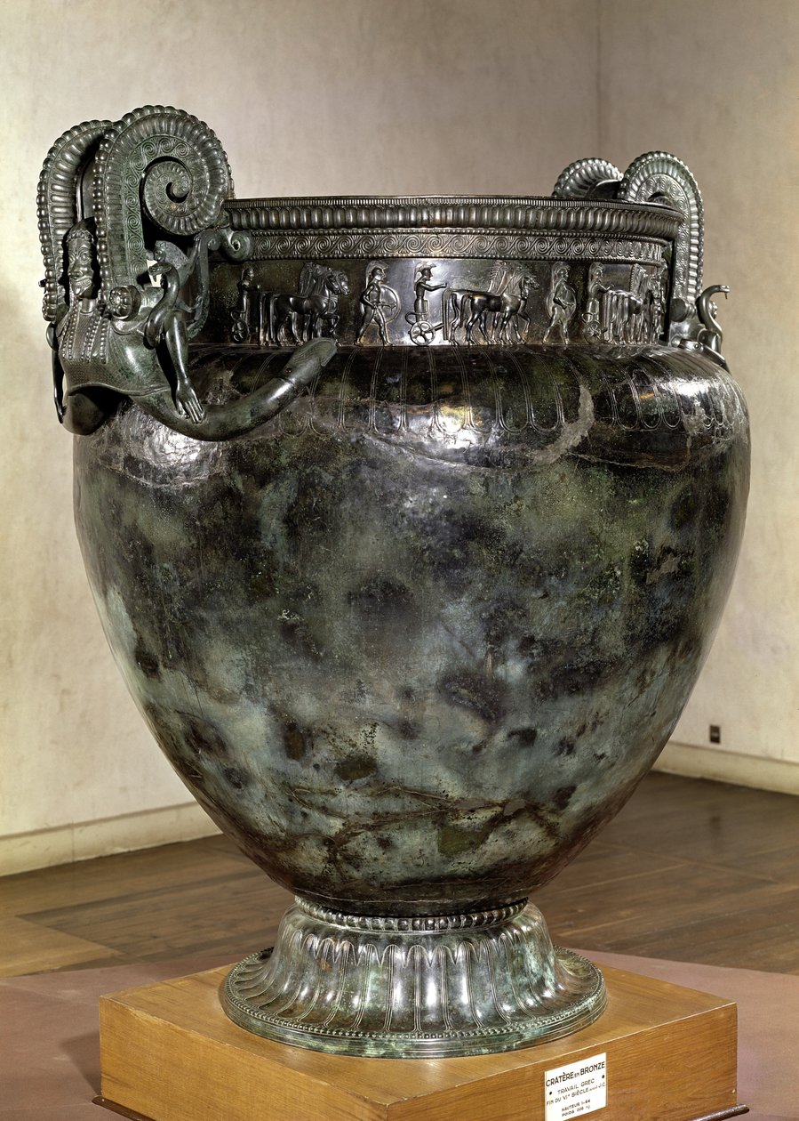 Vix（青銅）の王女の墓からのKrater（173539、40863および175991も参照） 作： ギリシャ語