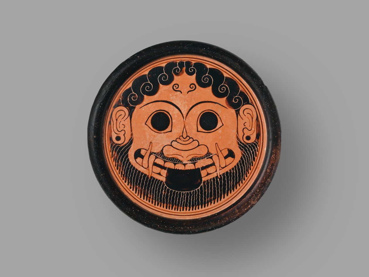テラコッタスタンド、紀元前570年頃（テラコッタ） 作： ギリシャ語