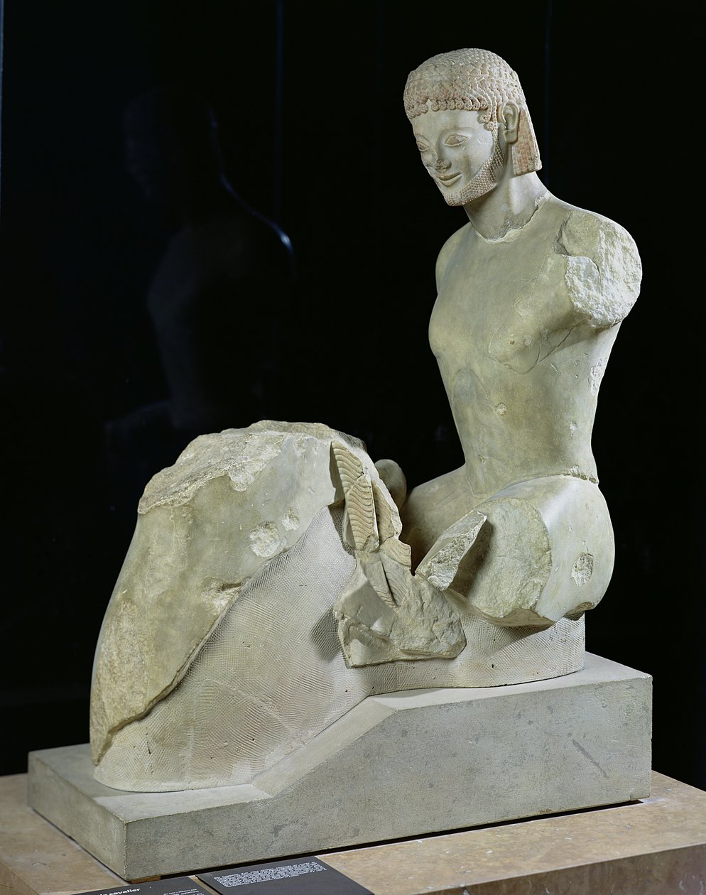 ランピンライダー、紀元前550〜540年頃（大理石） 作： ギリシャ語