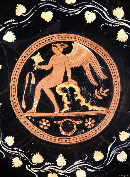 メリーソート・カップ、紀元前330～310年頃（陶製） 作： ギリシャ語