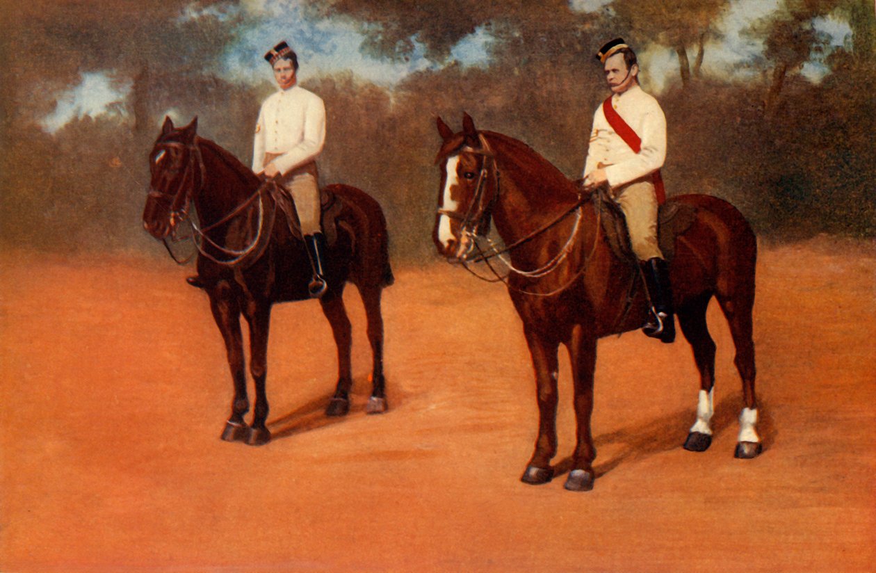 「騎馬歩兵」、1901年。 作： グレゴリーとCo
