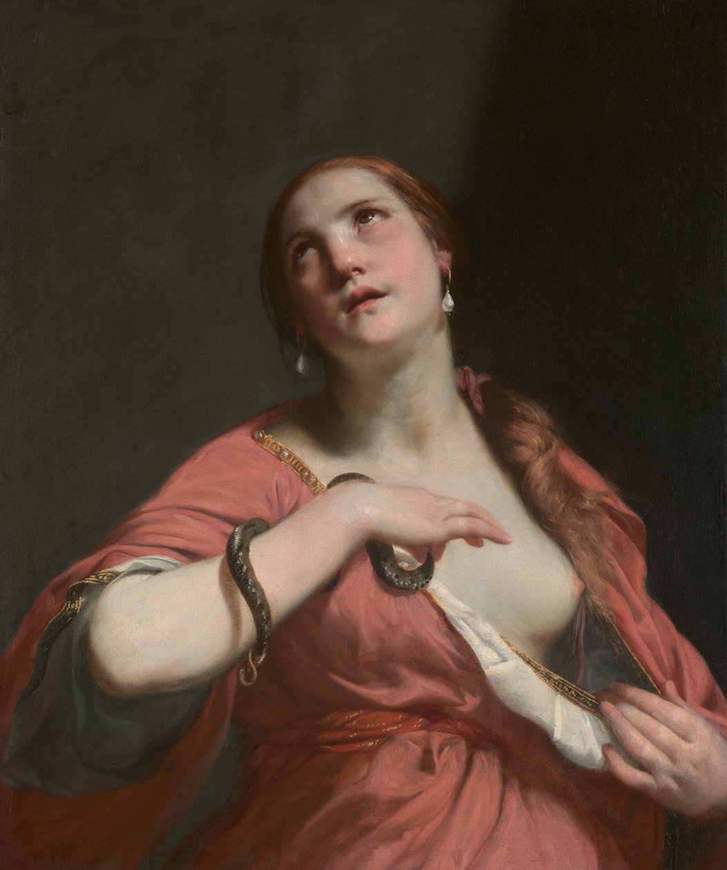 クレオパトラの死、約。 1645-55。 作： グイド・カニャッチ