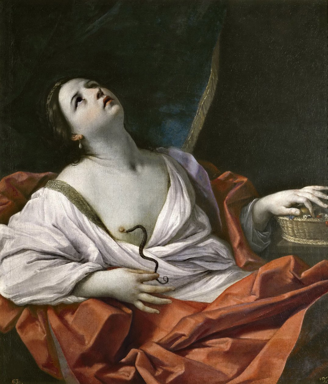 クレオパトラの死、c。 1640。 作： グイド・レニ