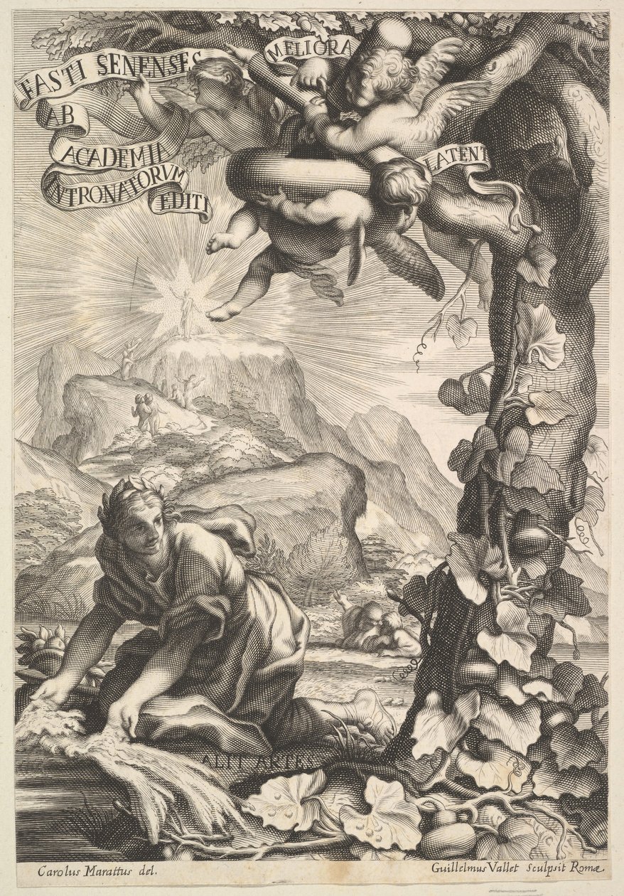 Fasti Seneneseの口絵、1645-1704。 作： ギヨームバレット