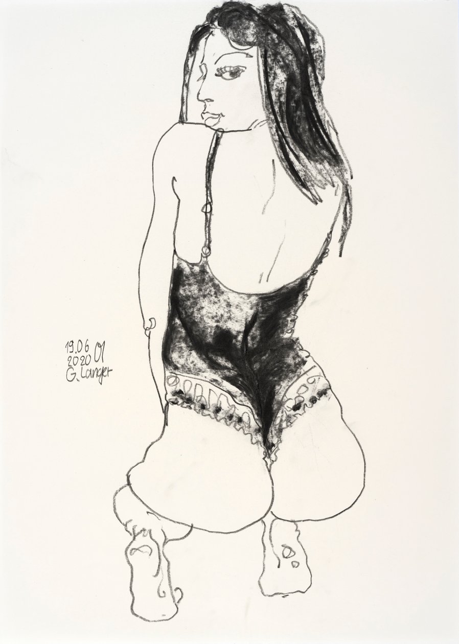 女性、たまらない表情 作： ガンター・ランガー