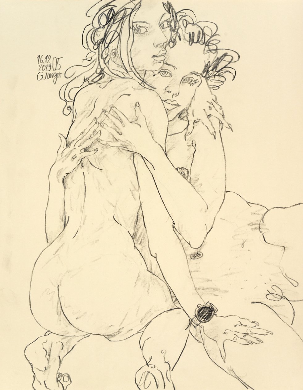 女性のヌード、クールな友情 作： ガンター・ランガー
