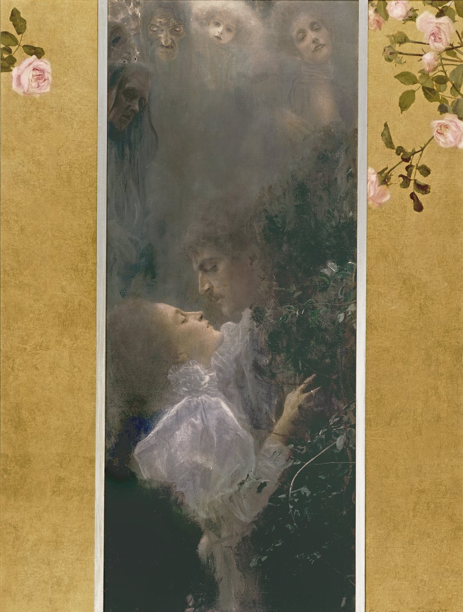 愛の寓意、1895 作： グスタフ・クリムト