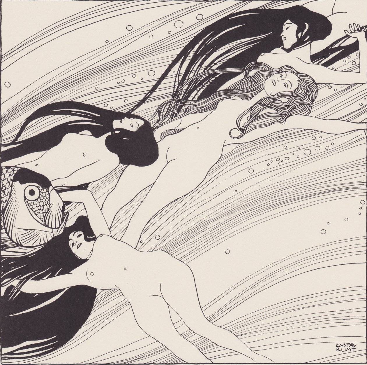 魚の血 作： グスタフ・クリムト