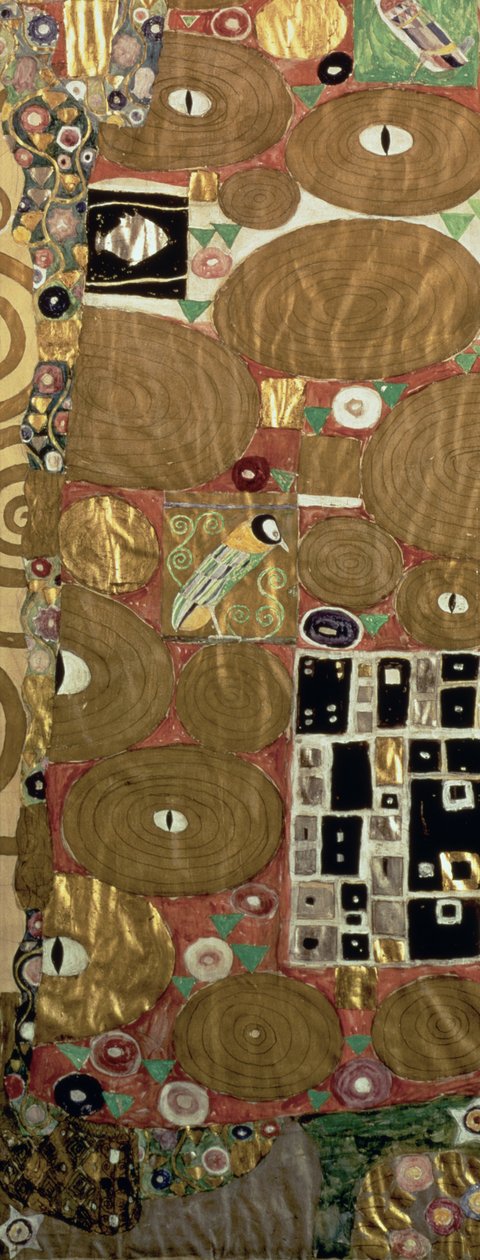 フルフィルメント（ストクレットフリーズ）c.1905-09（tempera、wc）（65884の詳細） 作： グスタフ・クリムト