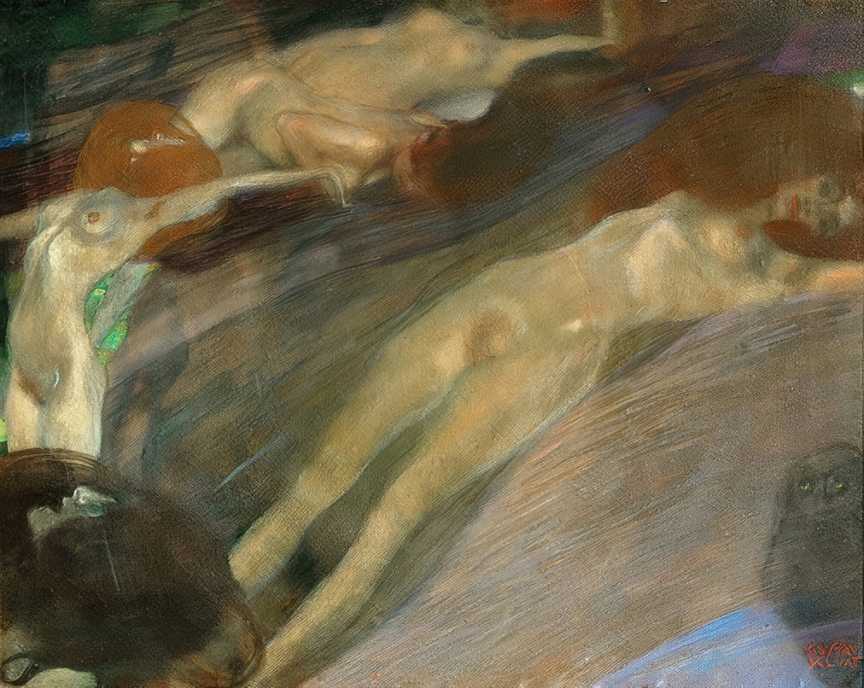 水を移動します。 1898 作： グスタフ・クリムト