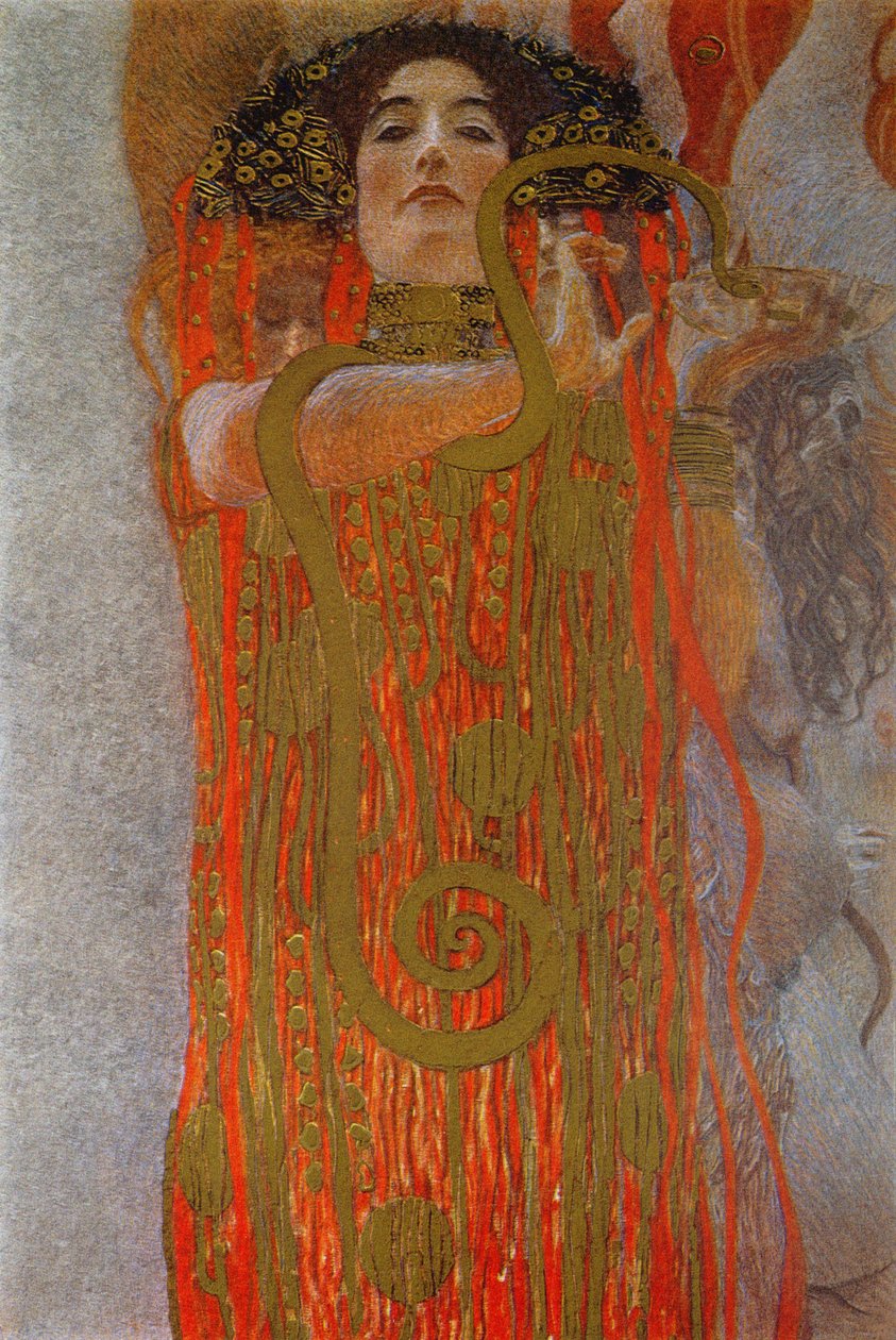 Hygieia、1900-7（医学からの詳細） 作： グスタフ・クリムト