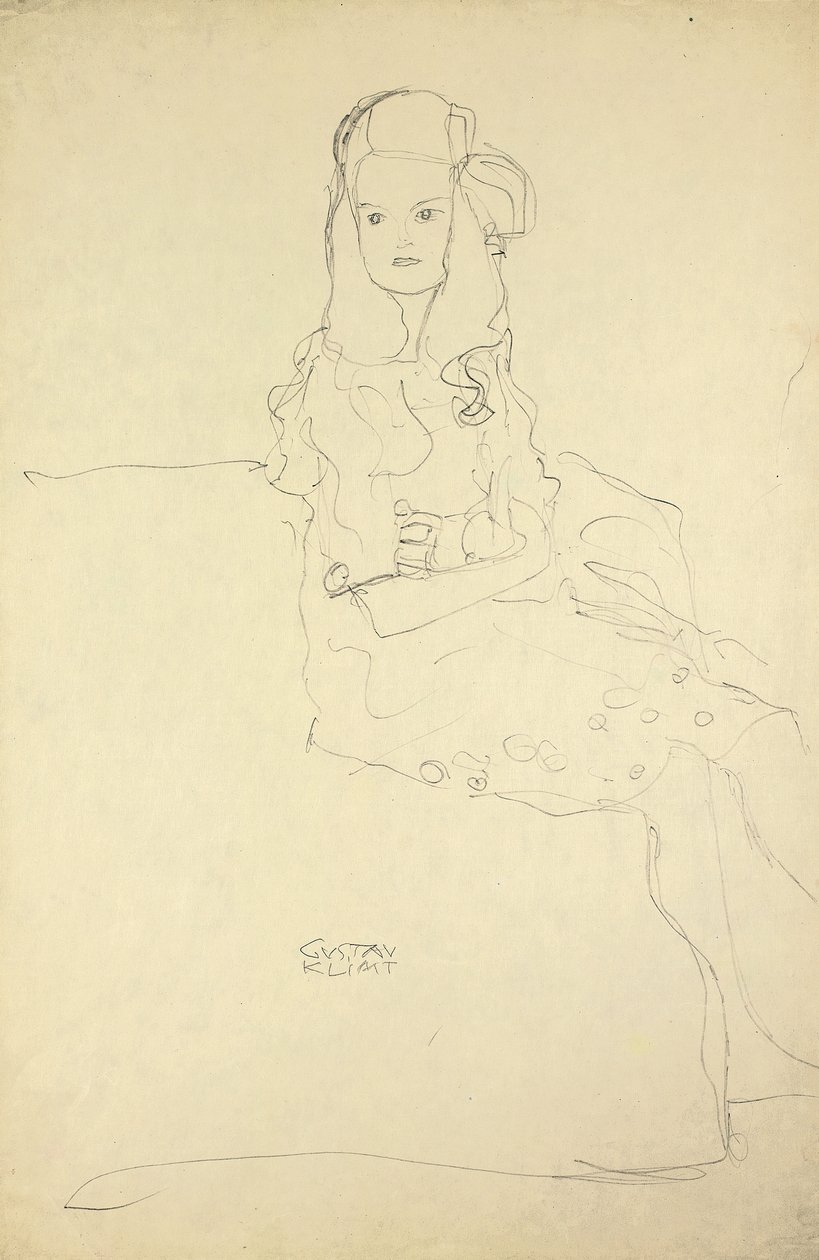 マダ・プリマベシ、1912年 作： グスタフ・クリムト