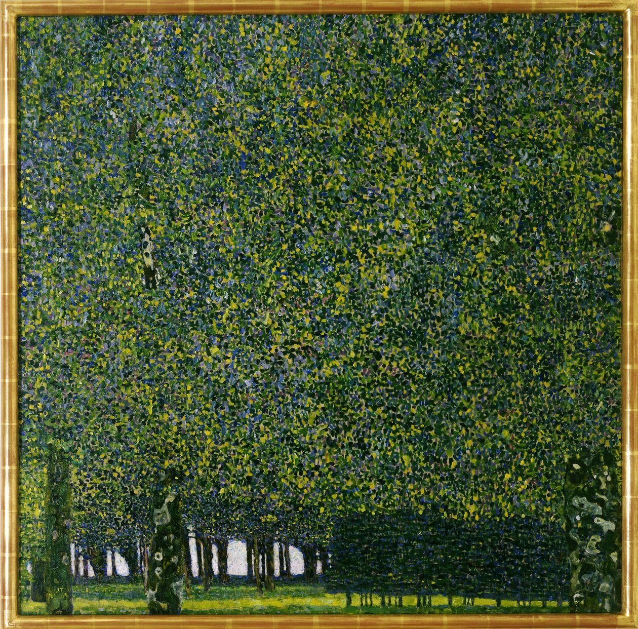 公園 1910年頃（キャンバスに油彩） 作： グスタフ・クリムト