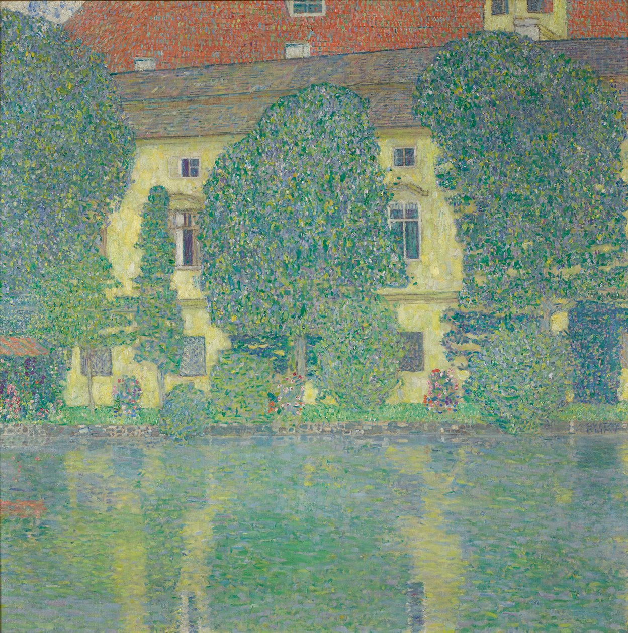 AtterseeIIIのSchlosskammer 作： グスタフ・クリムト