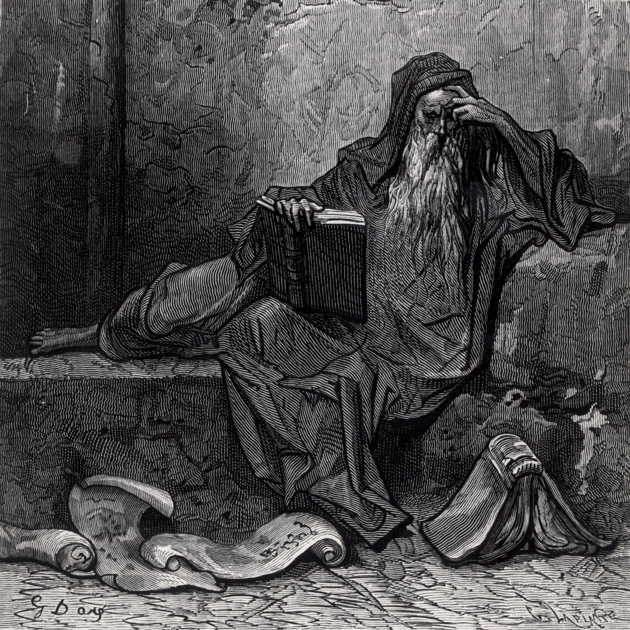 Ludovico Ariosto（1474-1533）による &39;Orlando Furioso&39;からのエンチャンターマーリン、1888年にHachetteから出版 作： ギュスターヴ・ドレ