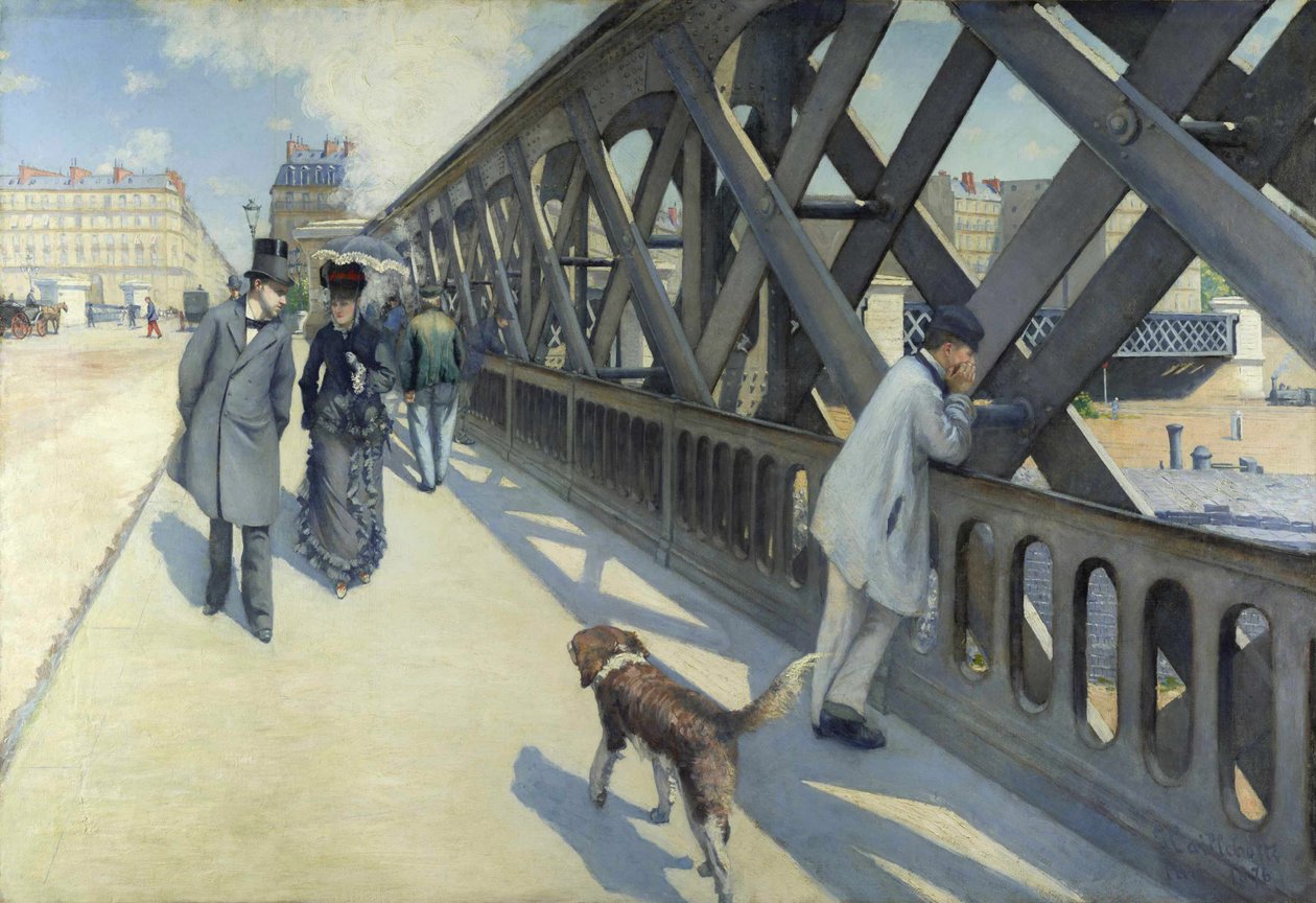 ヨーロッパの橋、1876。 作： グスタフ・カイユボット