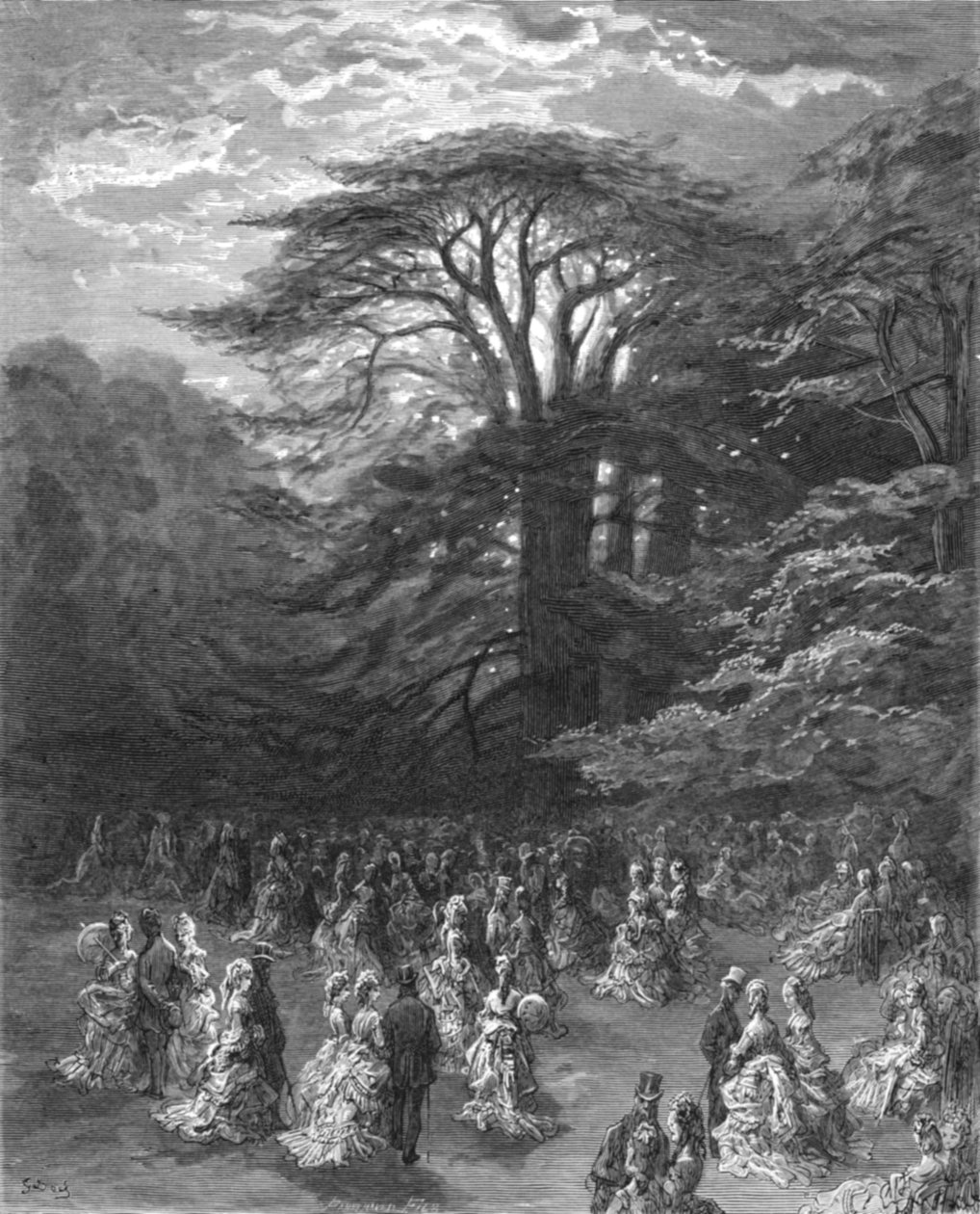 「チズウィック祭」、1872年。 作： ギュスターヴ・ドレ