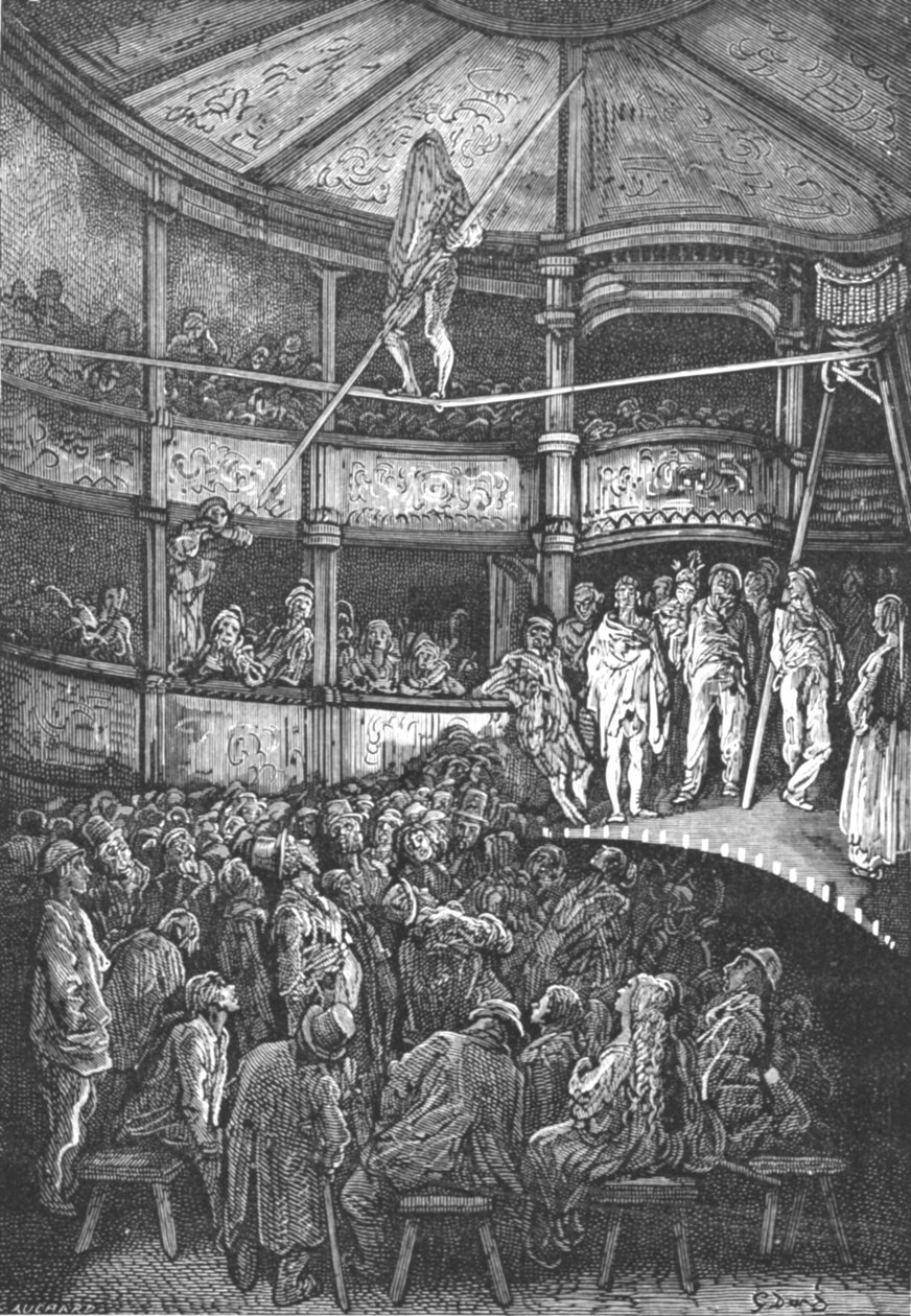 「ショーディッチのブロンディン」、1872年。 作： ギュスターヴ・ドレ