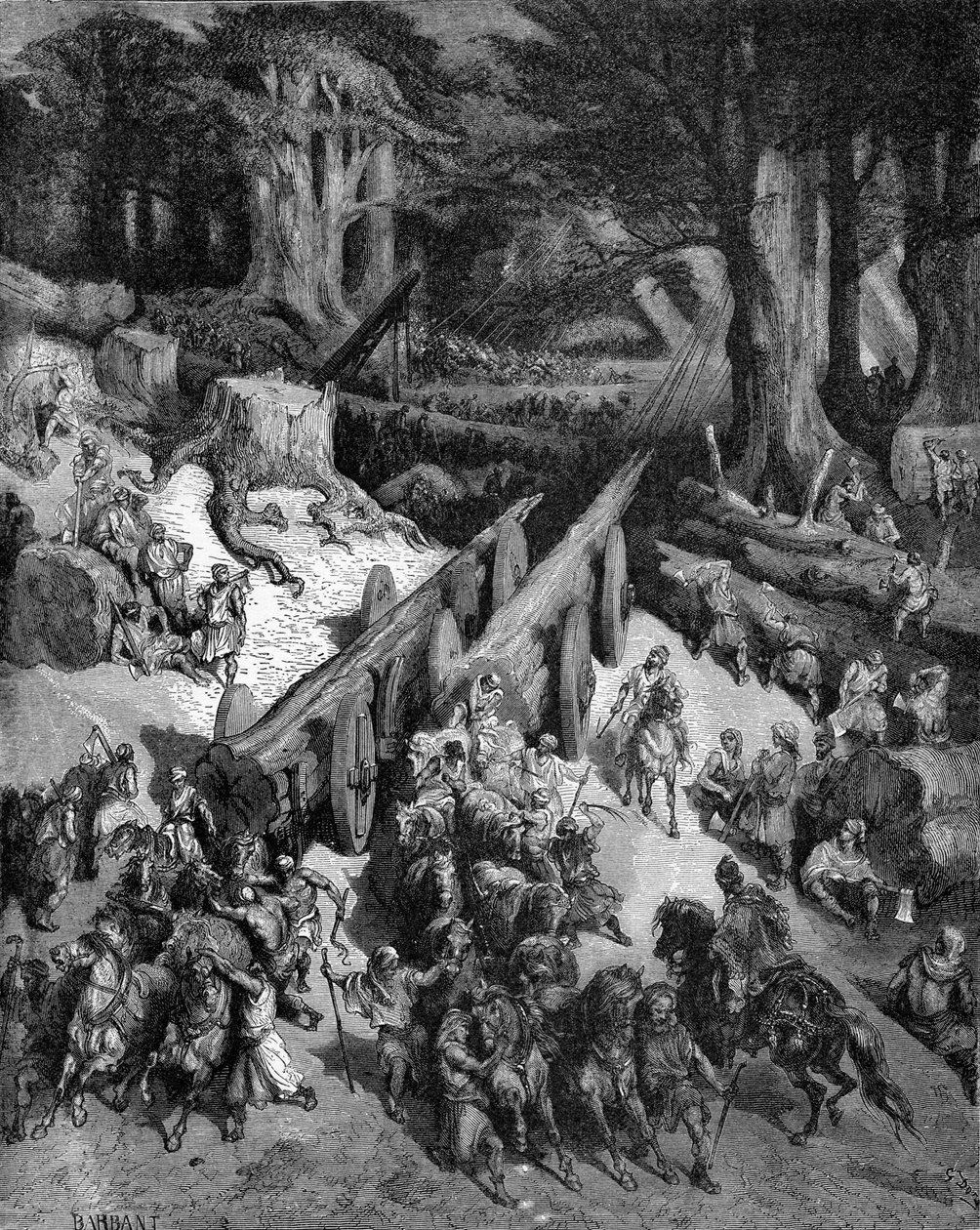 エルサレムの神殿建設 作： ギュスターヴ・ドレ
