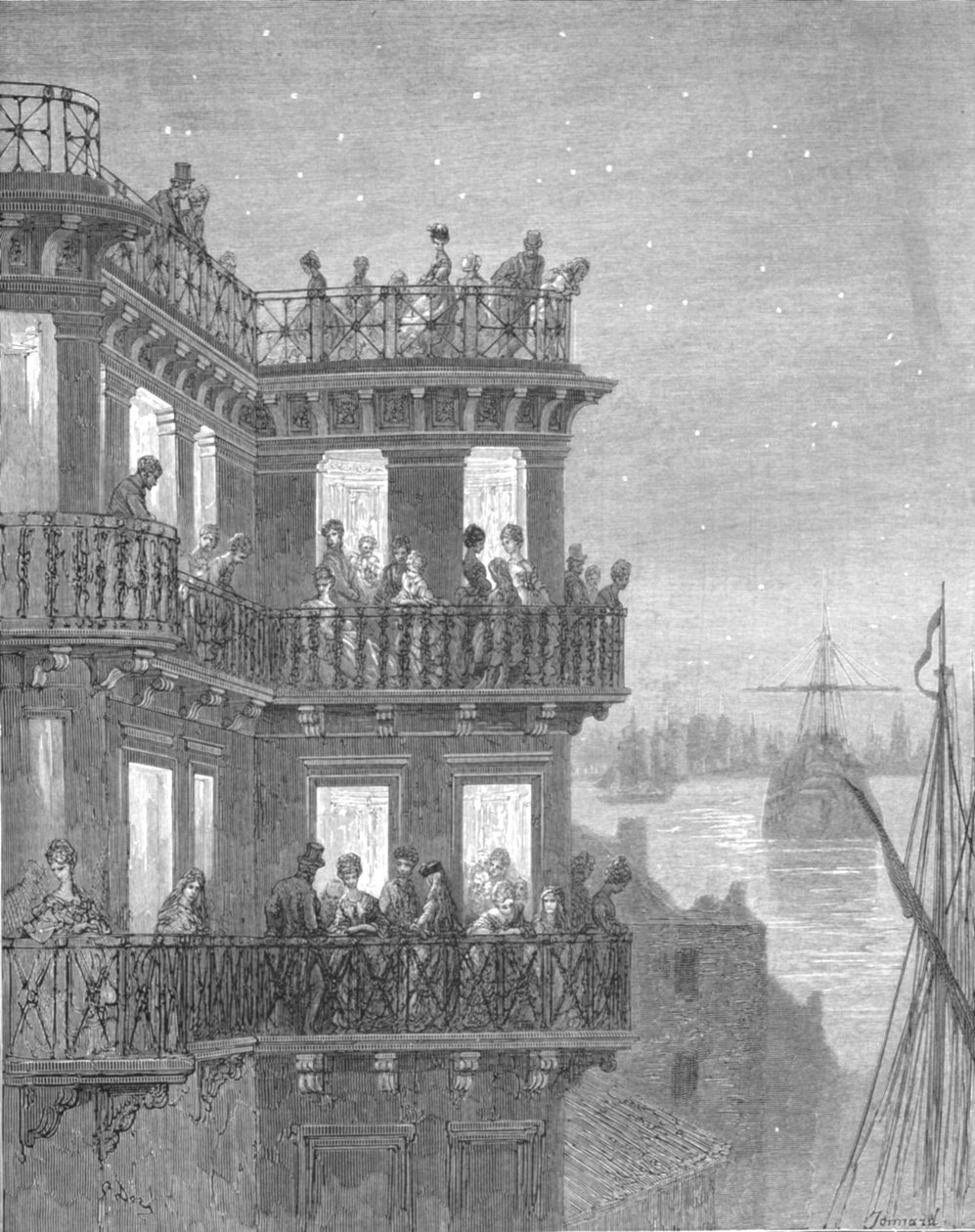 「グリニッジ - 季節」、1872 年。 作： ギュスターヴ・ドレ