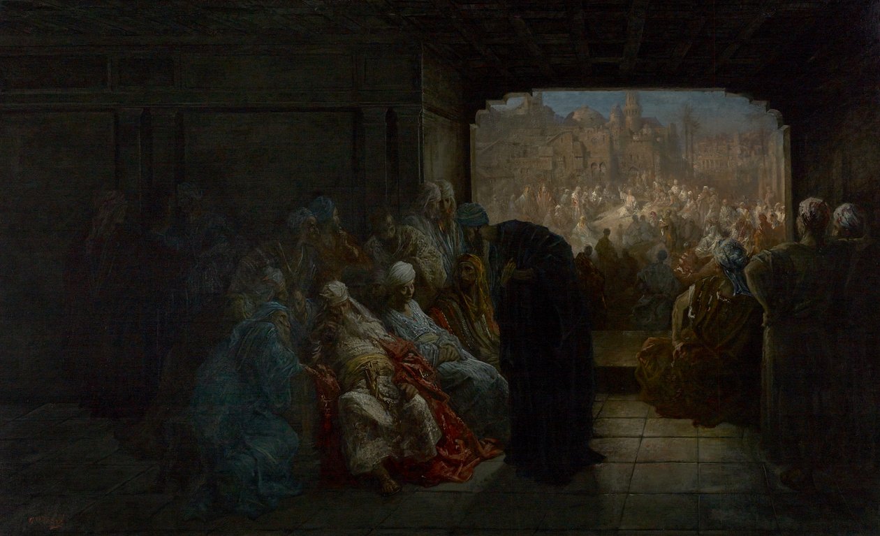 カイアファスの家、1875 作： ギュスターヴ・ドレ