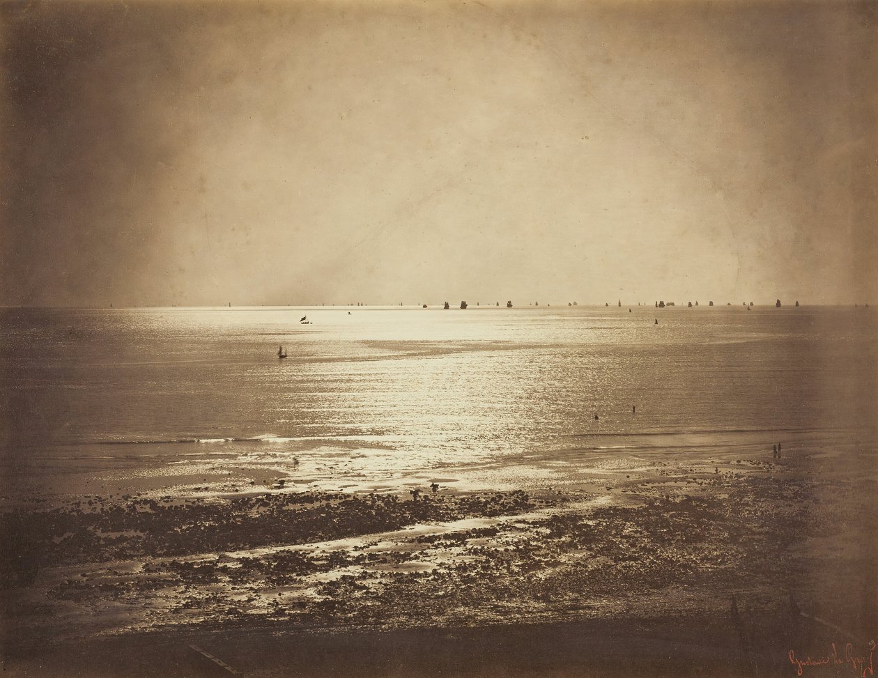 海景、ノルマンディー、185657。 作： ギュスターヴ・ルグレイ