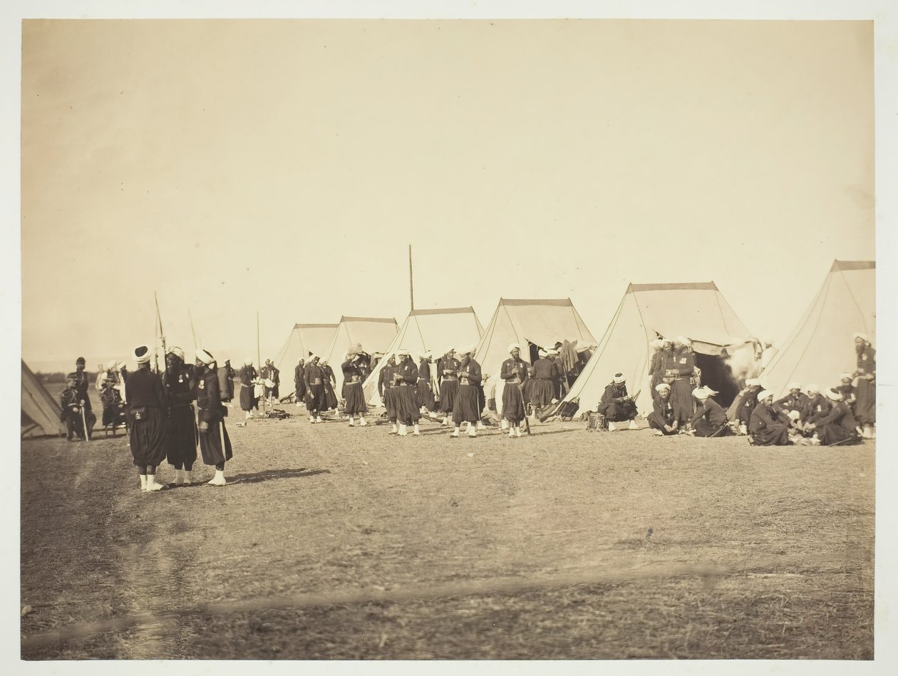 無題 [Zouaves]、1857 年。 作： ギュスターヴ・ルグレイ