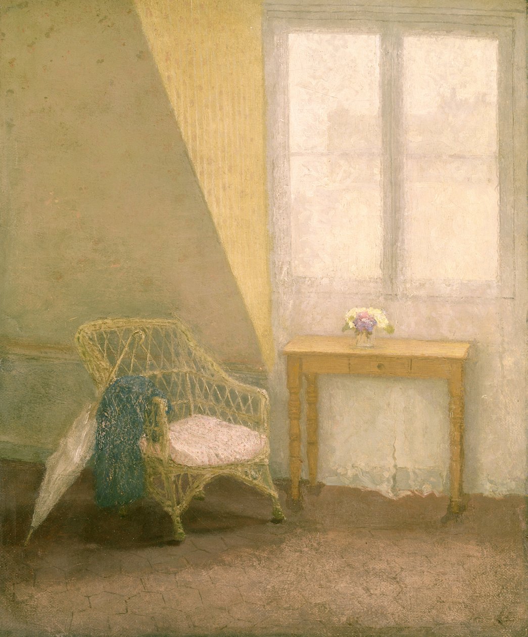 アーティストの部屋の隅、パリ、c.1907-09 作： グウェン・ジョン