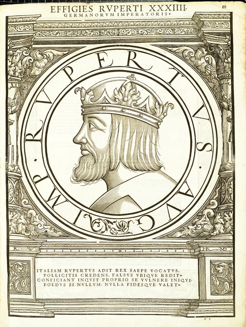 ルパート、古代ローマの西と東の司令官による古代硬貨の最も真実な画像、ルドルフヴィッセンバッハの彫刻、アンドレアスゲスナー、チューリッヒ、15 作： ハンス・ルドルフ・マヌエルドイツ人